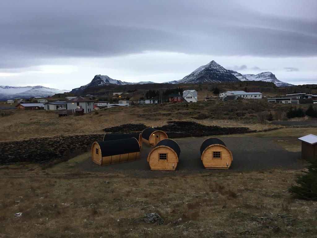 Framtid Camping Lodging Barrels Hotel Djupivogur Exterior photo